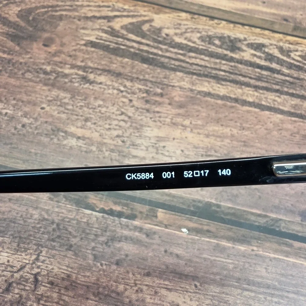Calvin Klein CK5884 001 Black Cat Eye Eyeglasses Frames 52-17-140  Womens